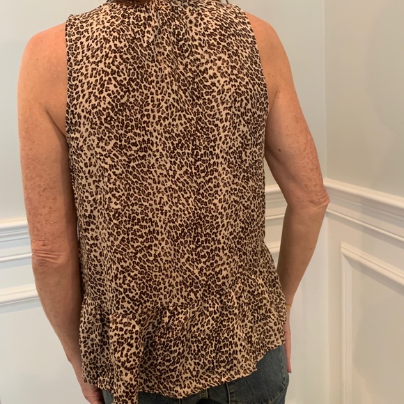 Joie Cheetah Tank Blouse XS - Picture 3 of 4
